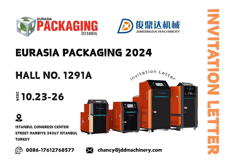 Ruian Jundingda Machinery Co., Ltd. hos Eurasia Packaging 2024, Istanbul, Tyrkiet